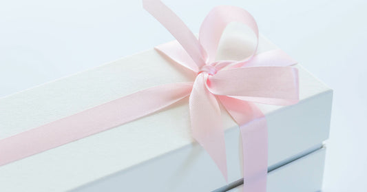 White Gift Box with Pink Bow