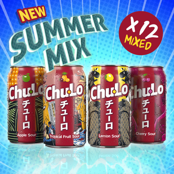 Chu Lo Sour – 12 can SUMMER MIX flavours Mixed Case