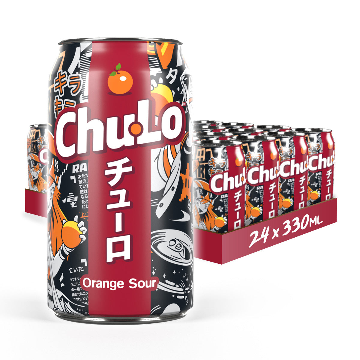Orange Sour Chu Lo 24 pack