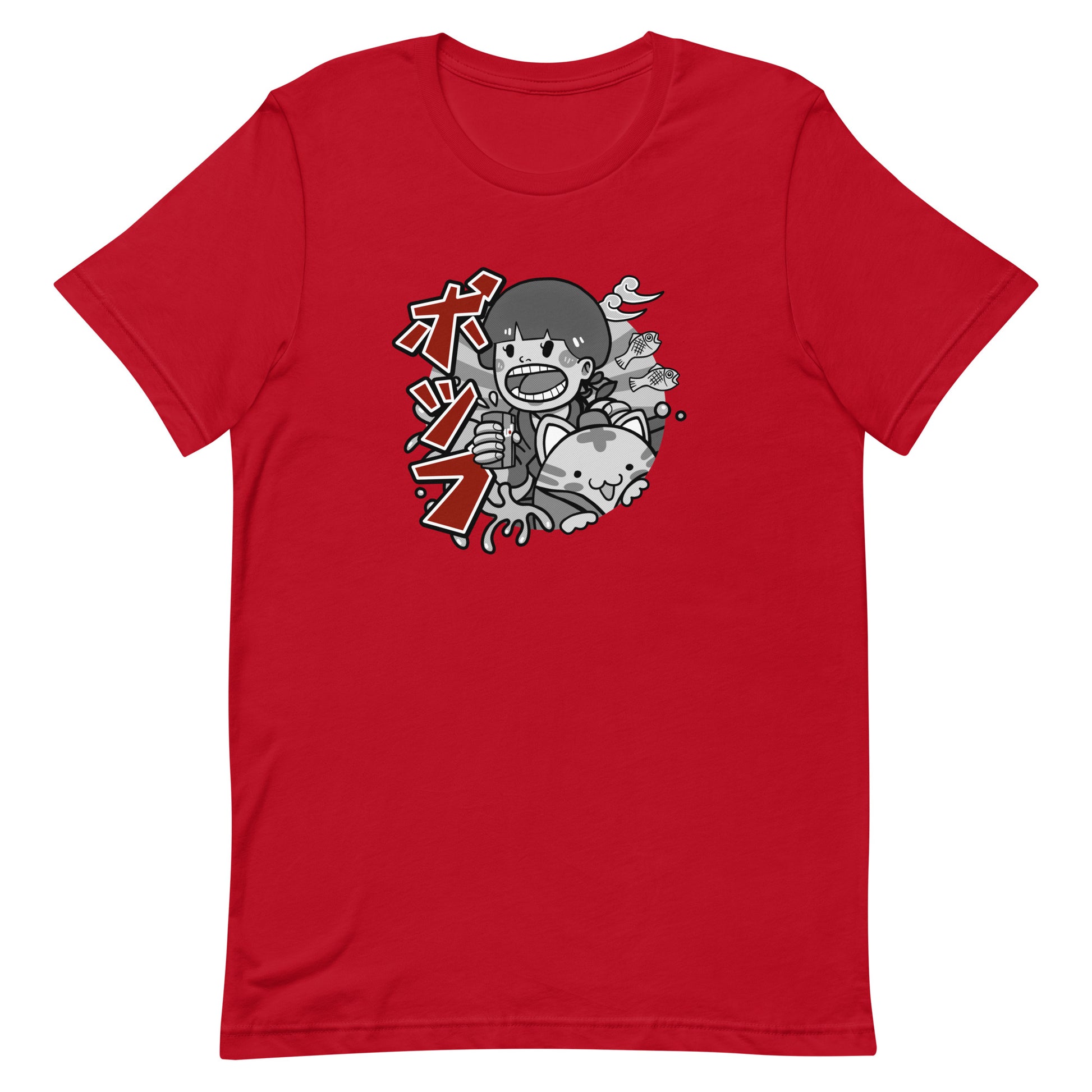 Chu-lo anime red t-shirt unisex